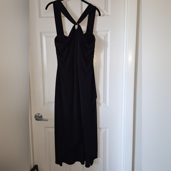 Tommy Bahama women's halter midi dress black  large - Picture 2 of 5